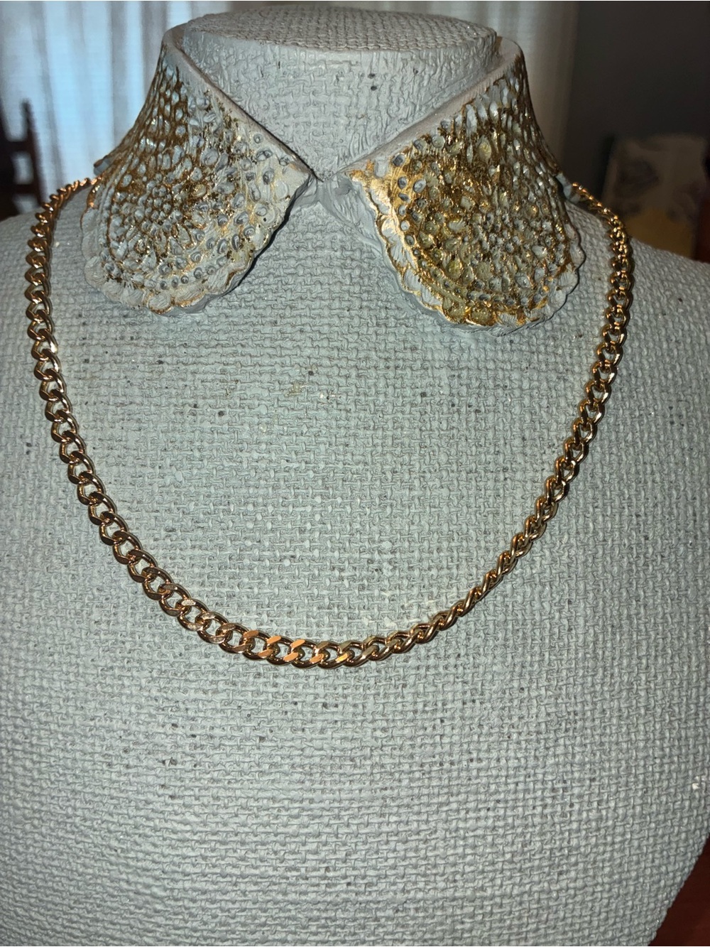 Classic Gold Chain 14k Gold overlay bronze  - Women/Men Jewelry